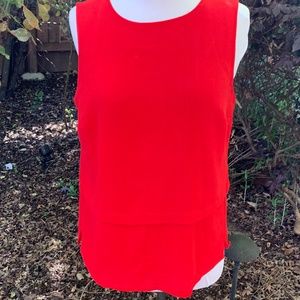 Chico's Sleeveless Red Tiered Top - Chico Sz 0-US4